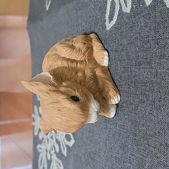 1988 Vintage River Shore Rabbit Snuggle 🐇 Babies 💖 - Picture 4 of 11